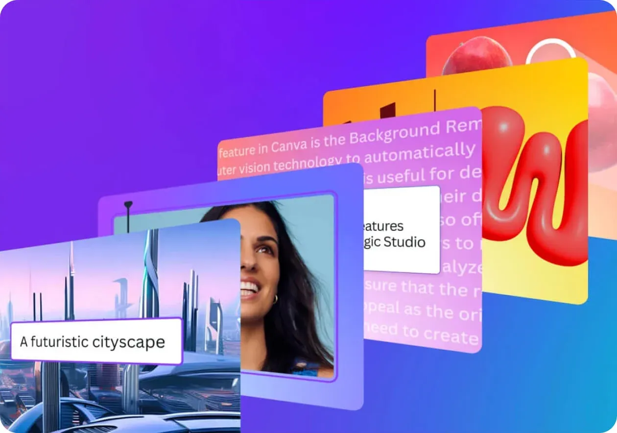 Screenshot of Canva interface