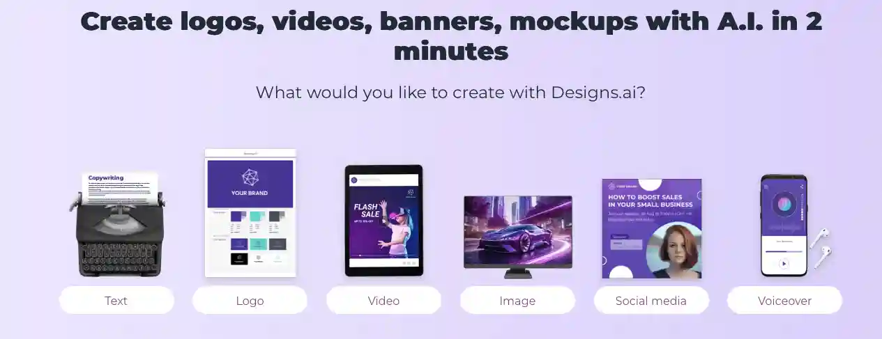 Designs.ai samples