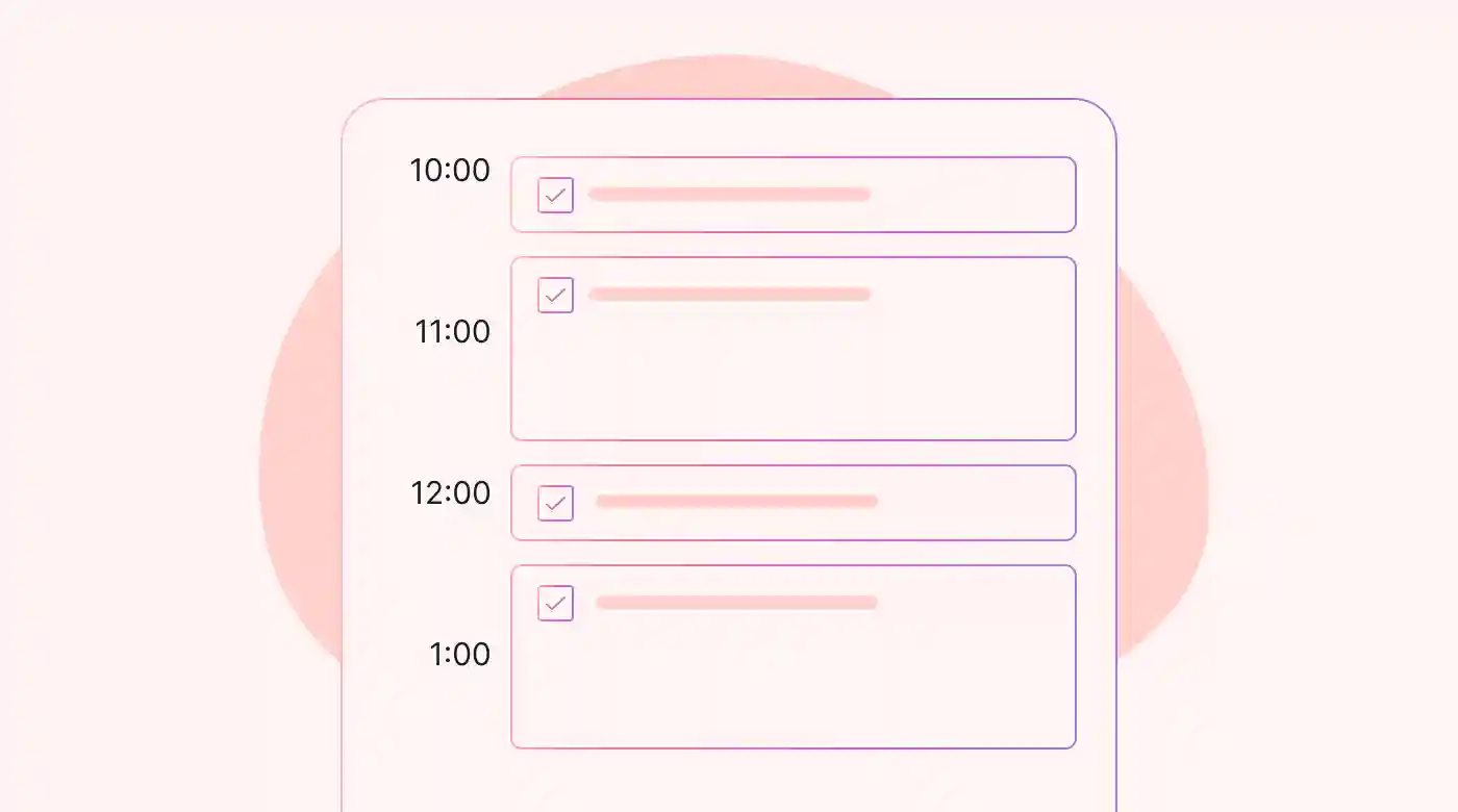 Time blocking with Motion