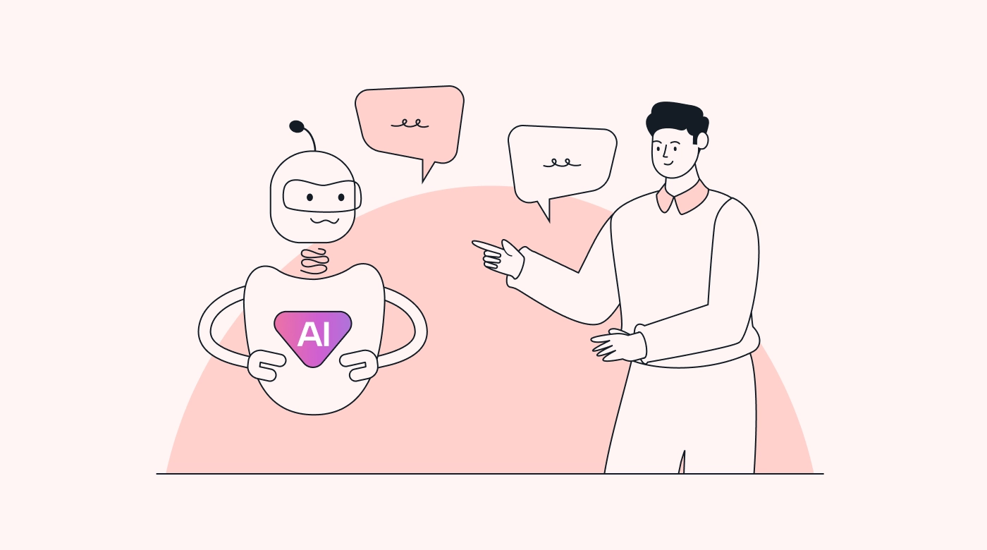 Employee using AI to facilitate communication