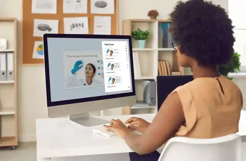 User using Prezent.ai