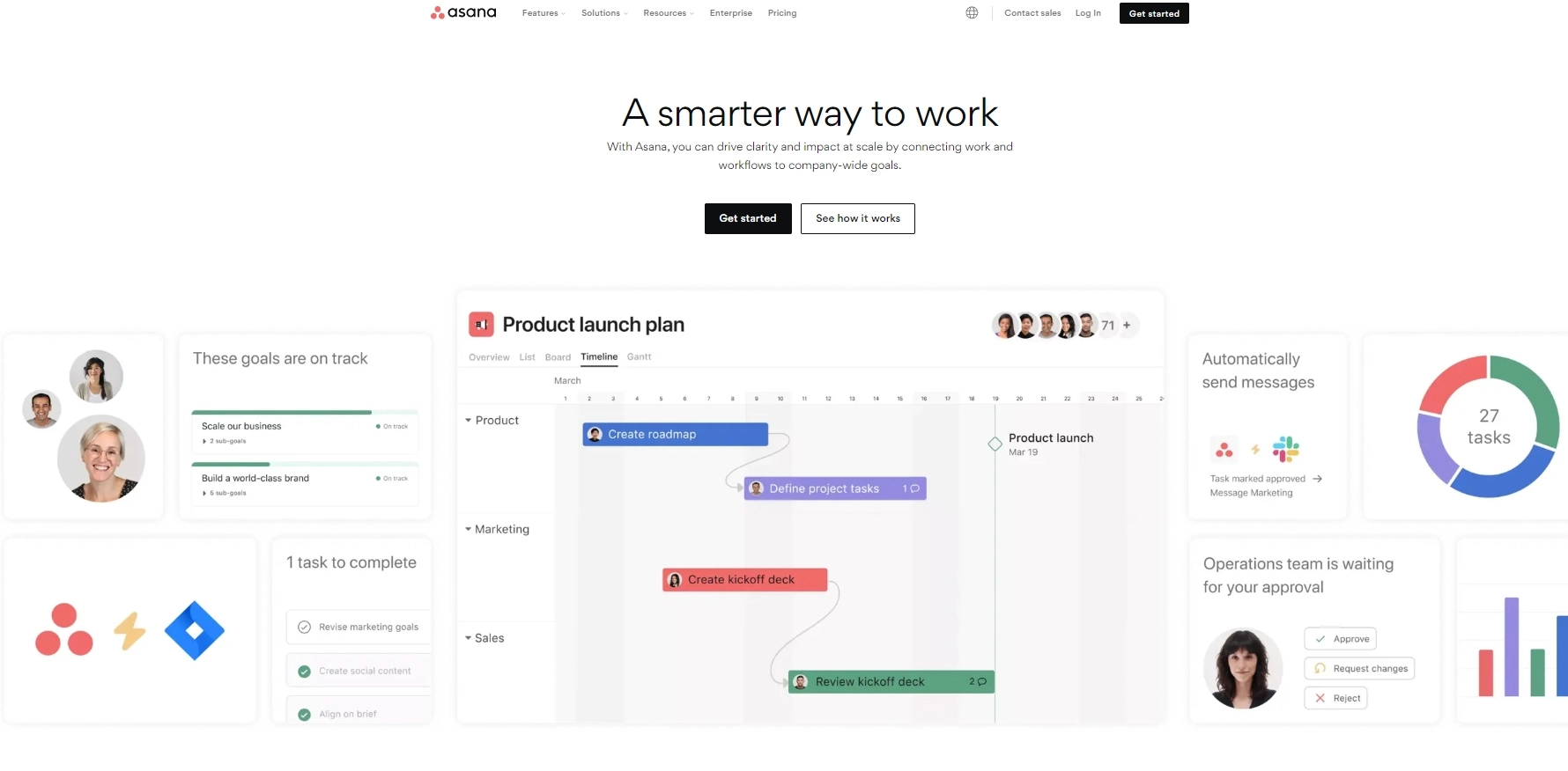 Screenshot of Asana