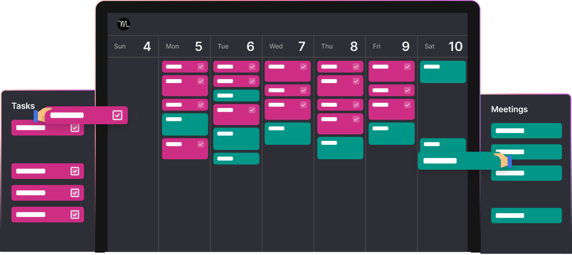 Image of a calendar on Motion