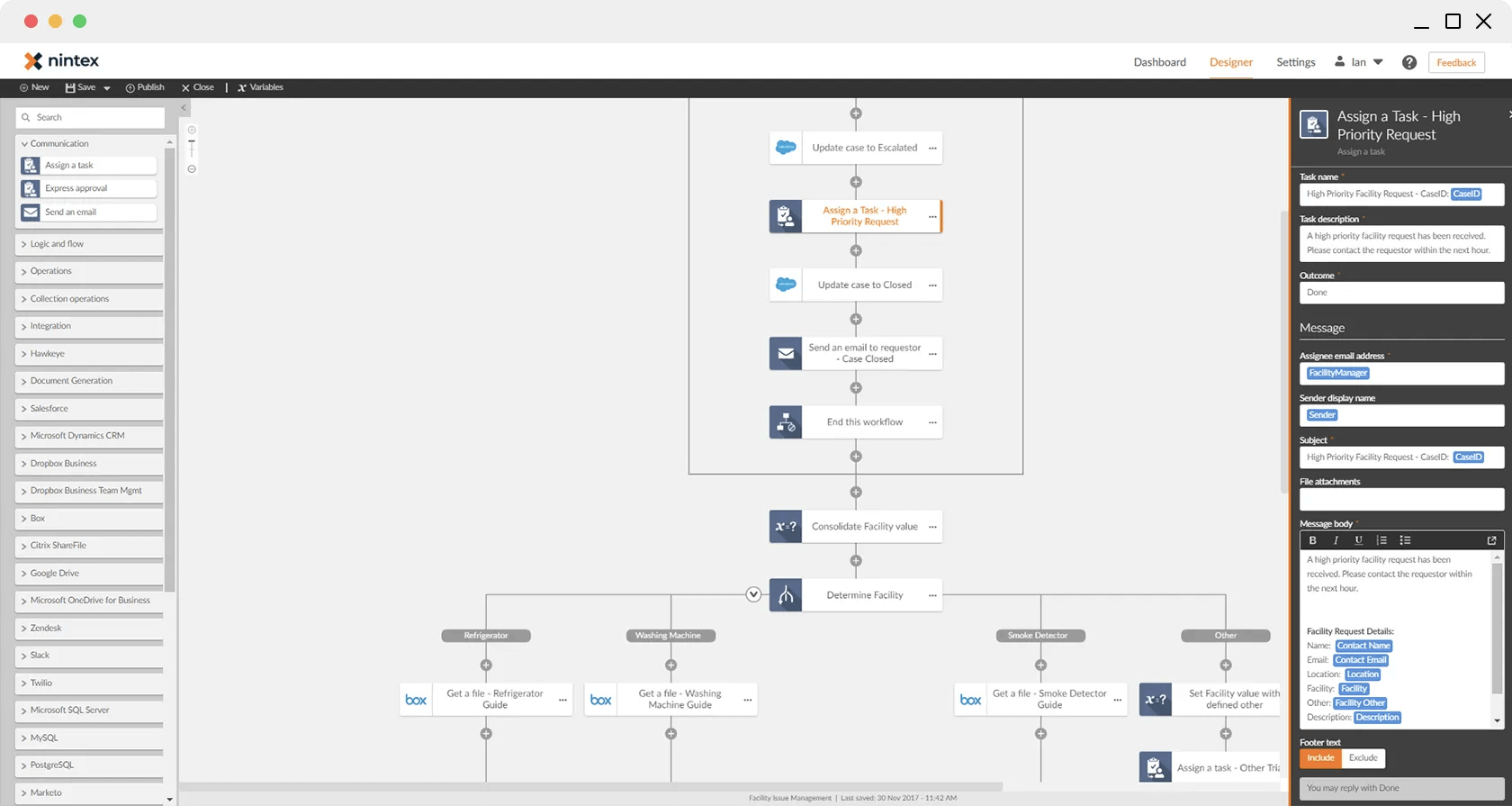 Nintex process mapping view