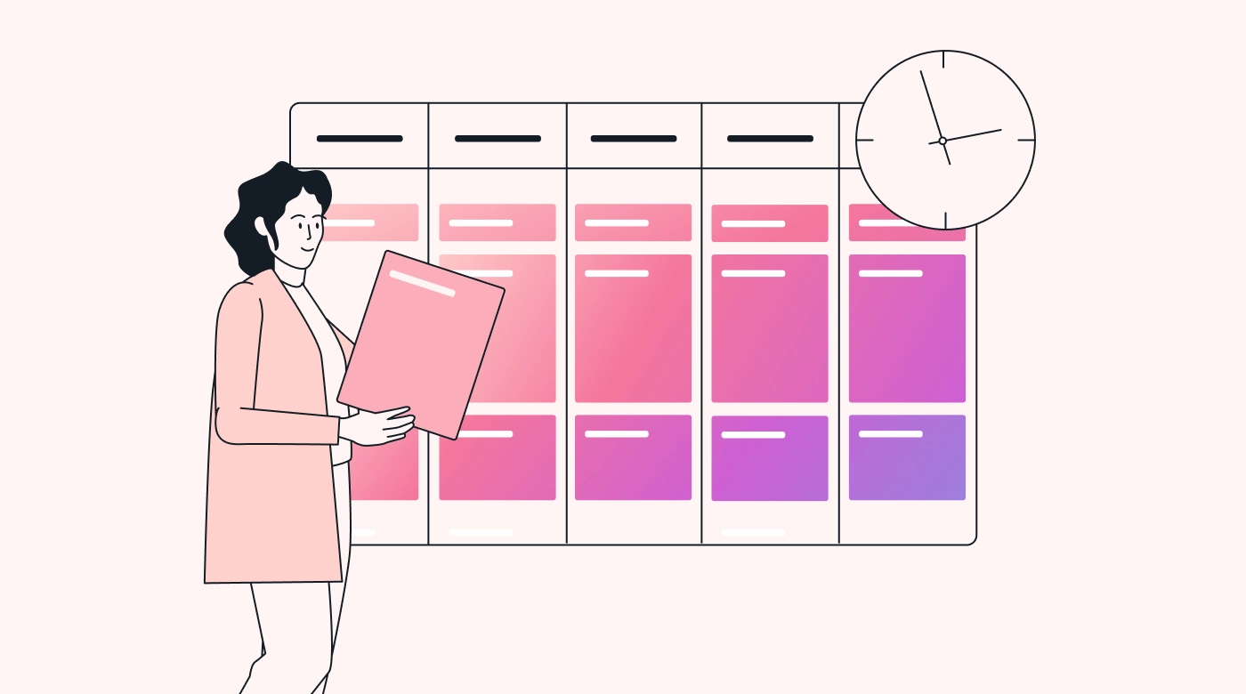 Time block calendar