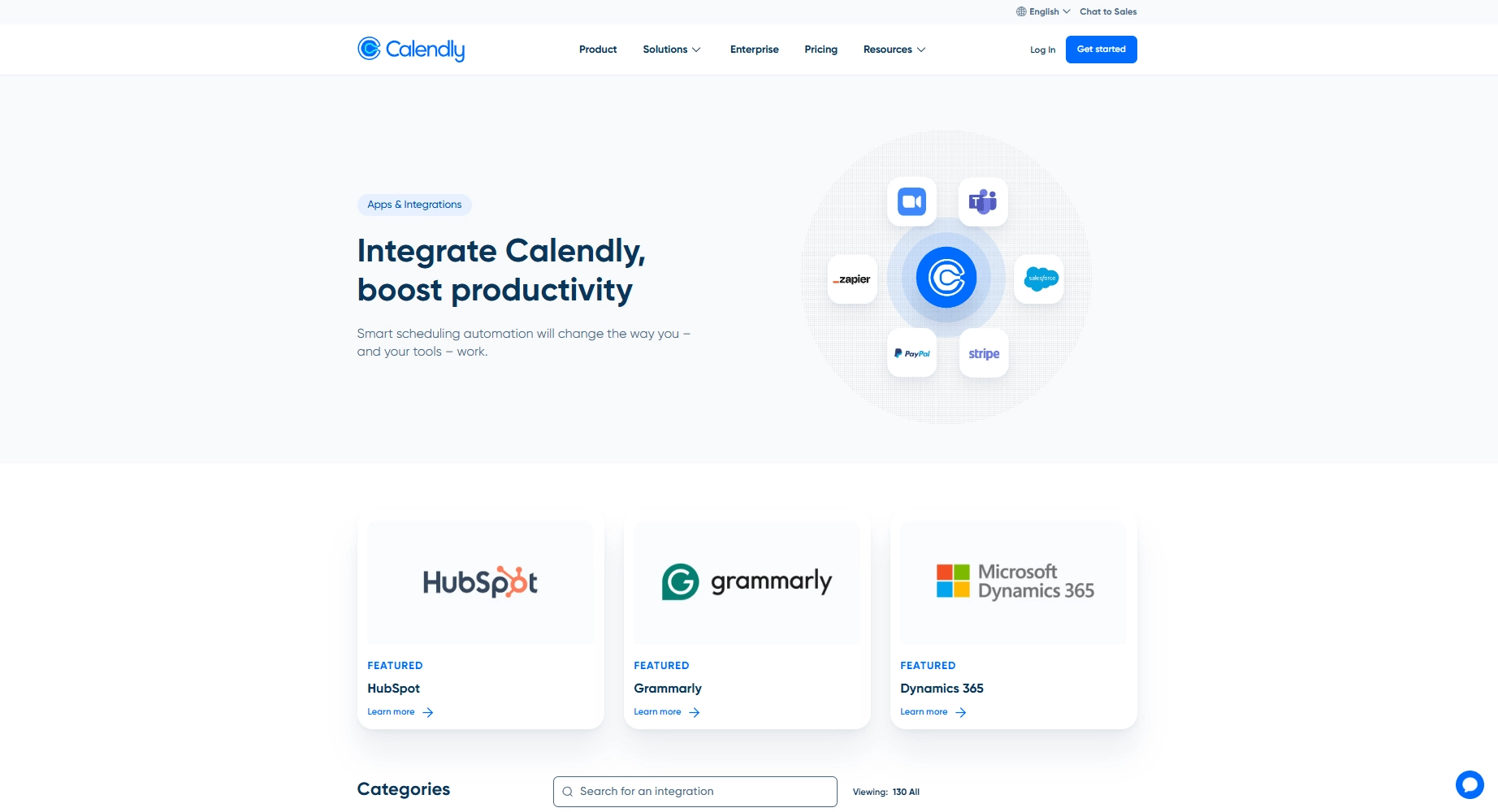 Screenshot of Calendly