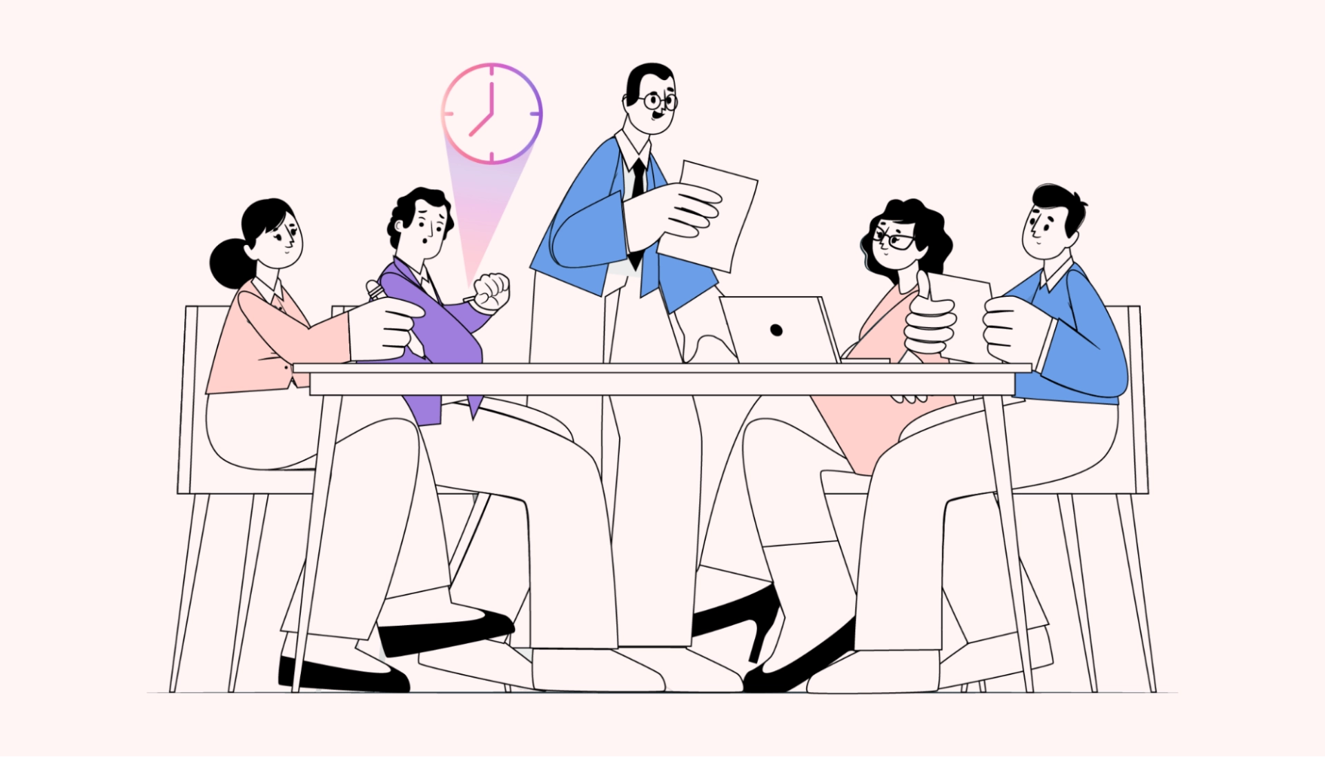 Timekeeper in collaboration meetings