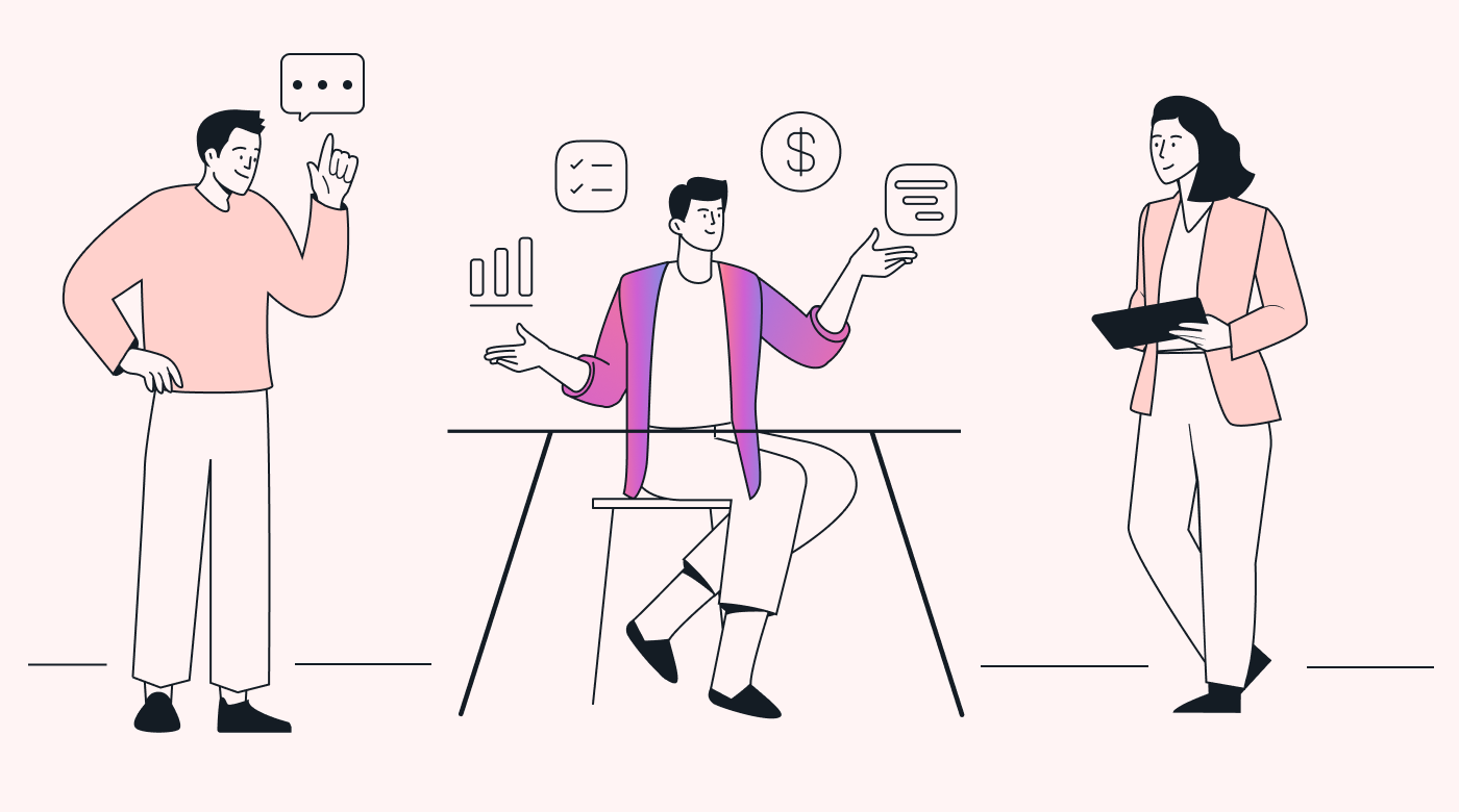 A creative project manager juggling the schedule, the budget, a todo list and project documentation