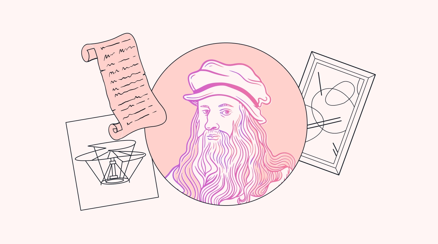 Leonardo da Vinci’s many pursuits