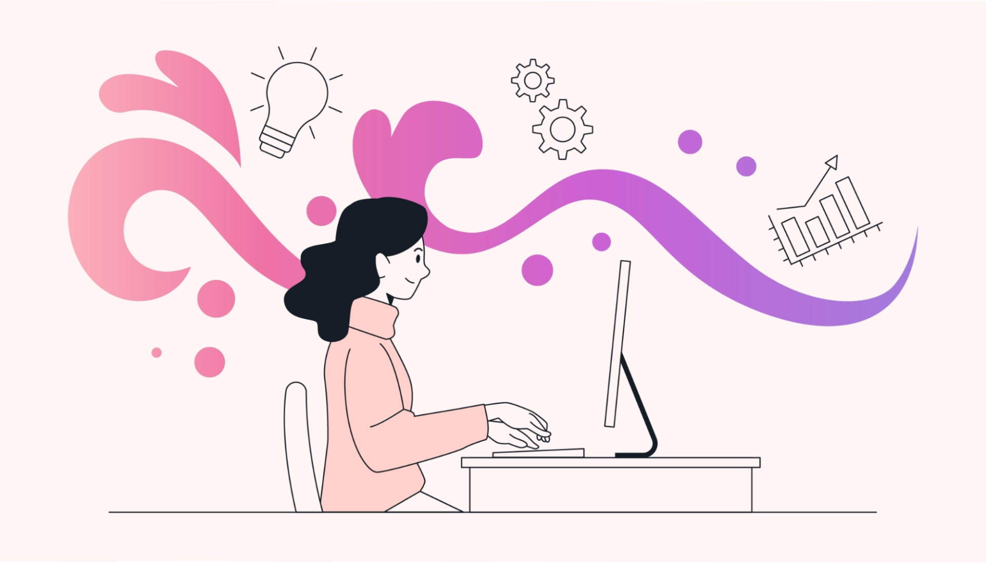 Worker experiences flow and rhythm