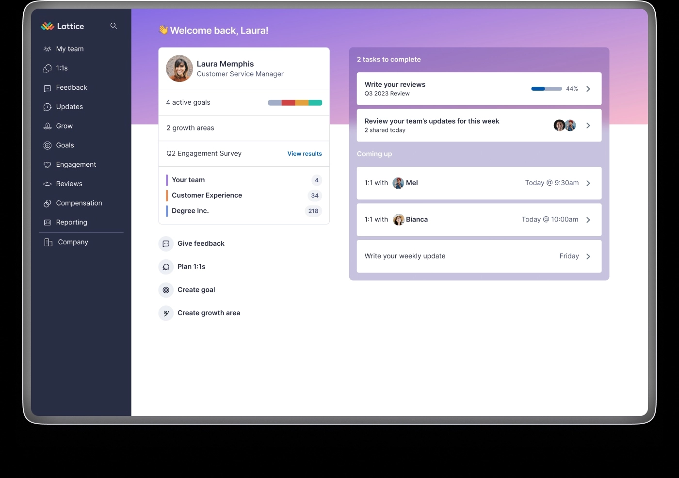 Lattice HR interface