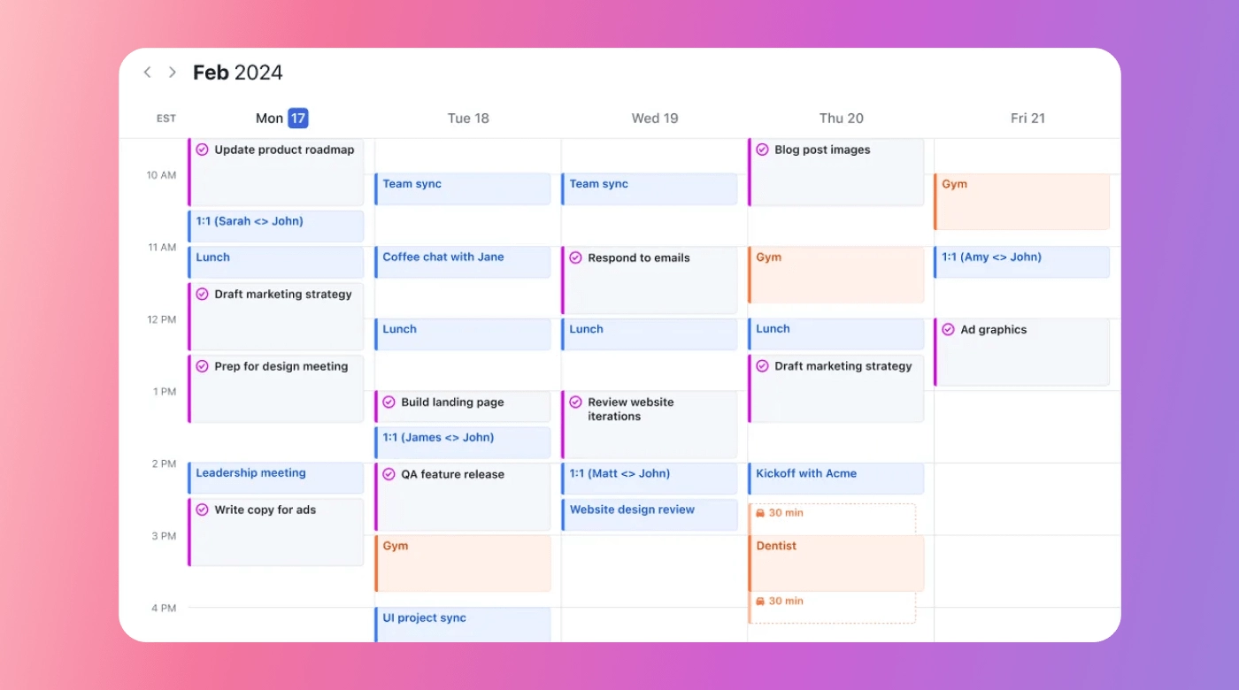 Motion productivity tool