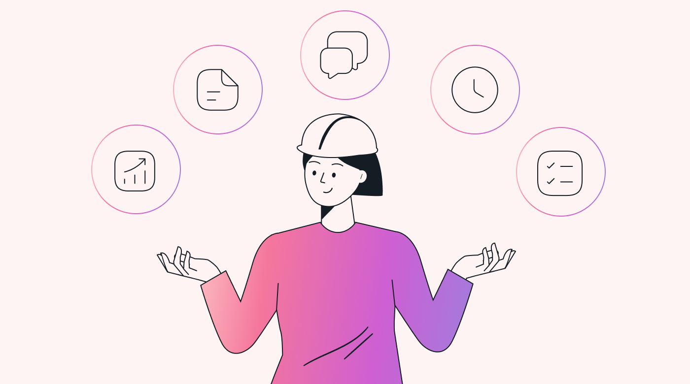 Worker juggling jobs and tasks
