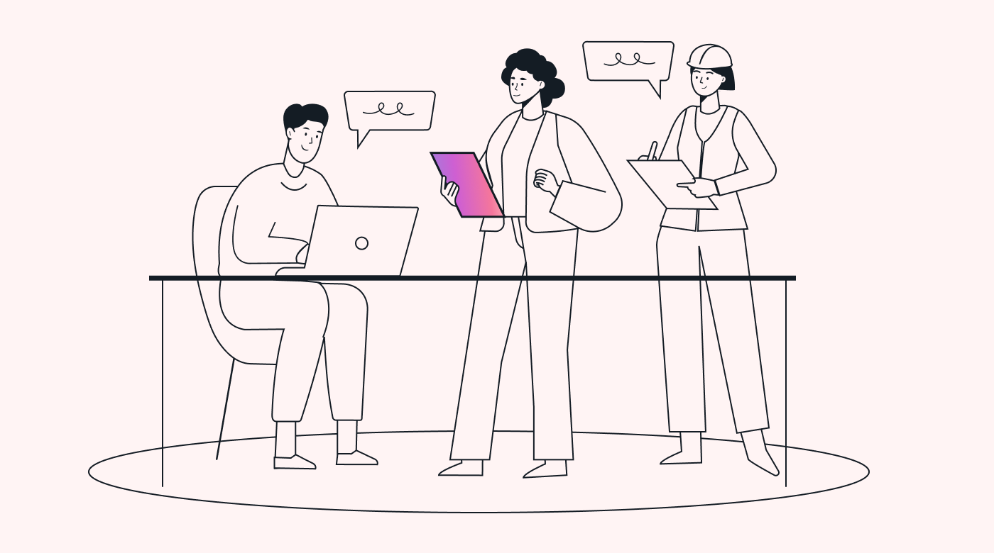 Teamwork with job management software