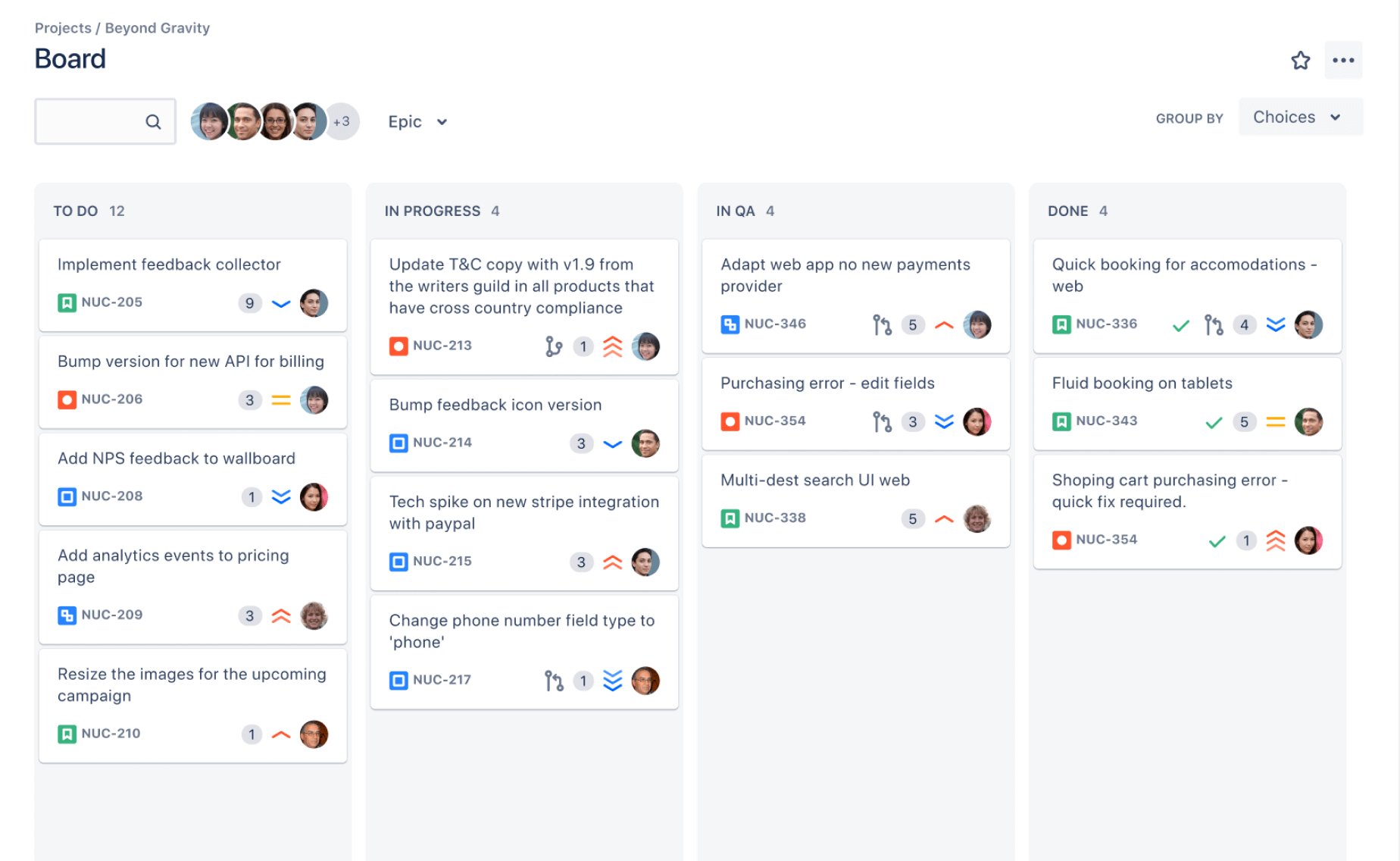 Jira Kanban Board