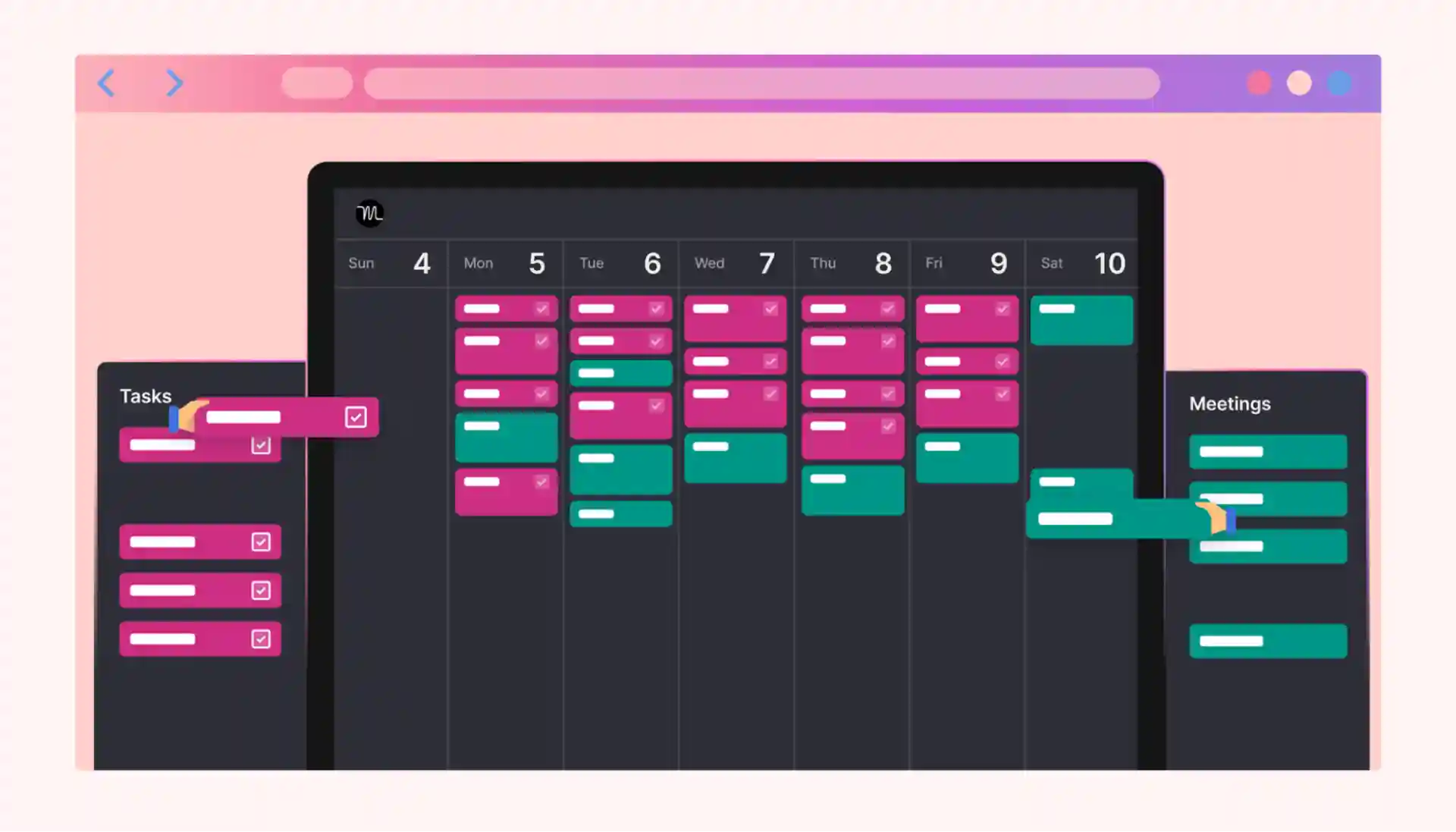 Motion Intelligent Calendar feature