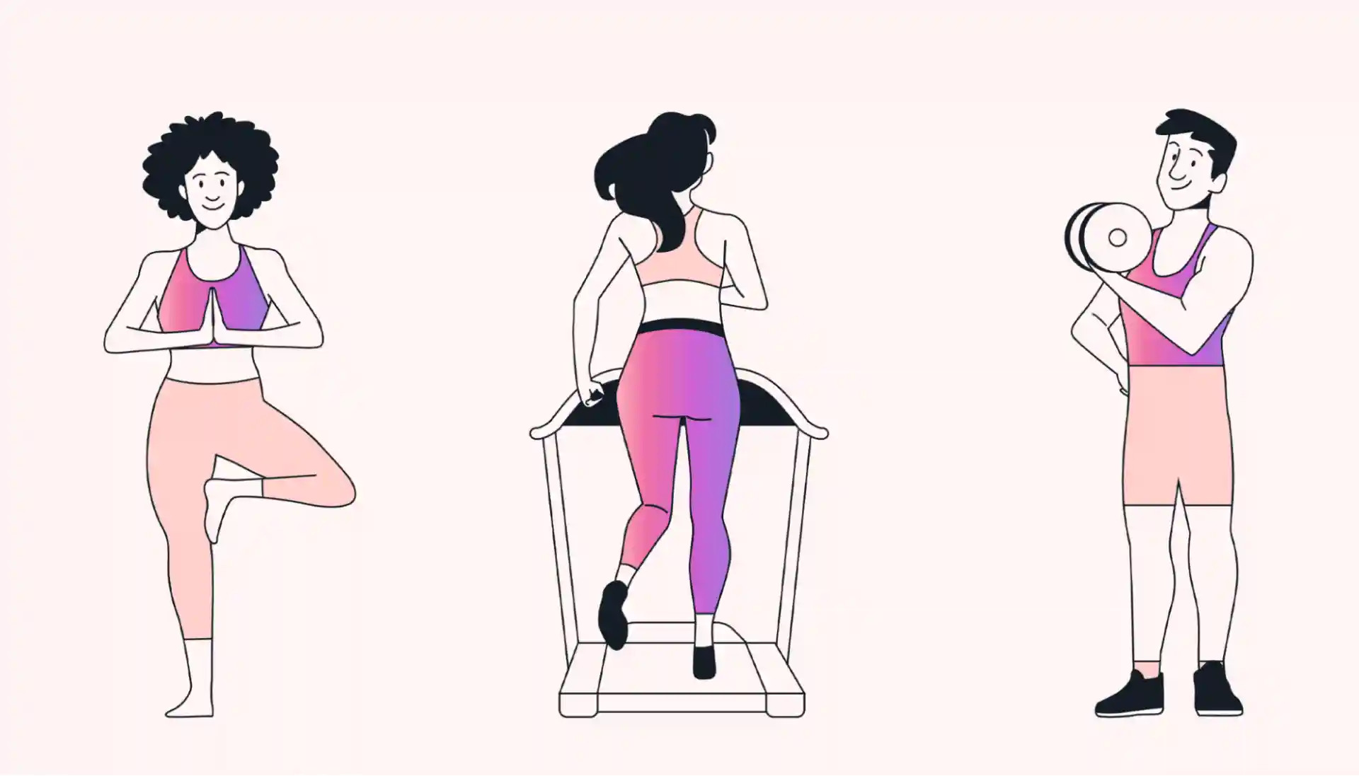 Different types of exercise