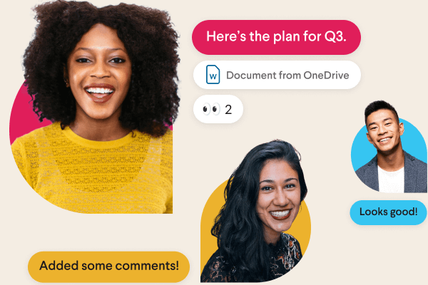 Screenshot from Slack webpage