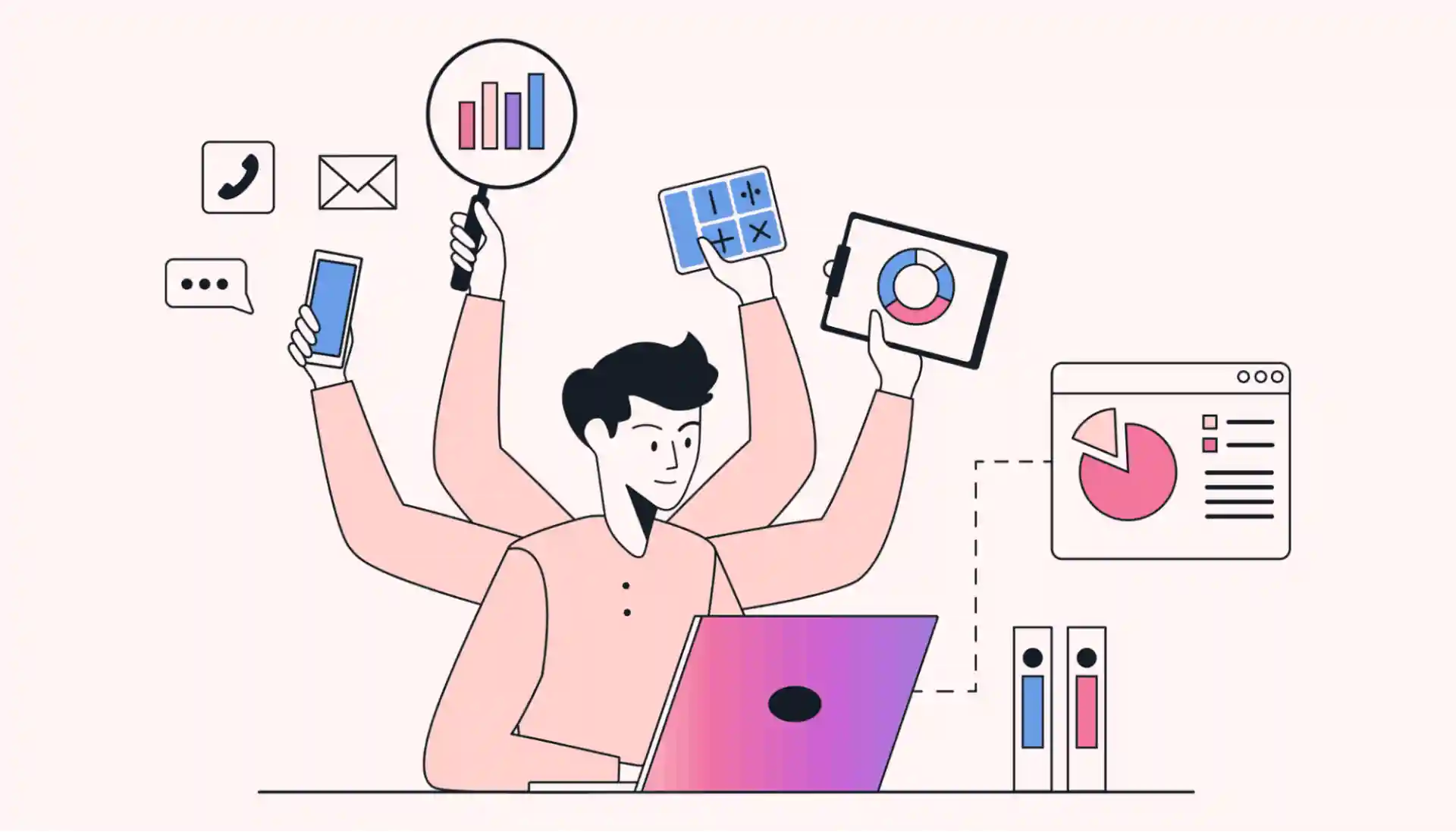 A project manager creating a project baseline
