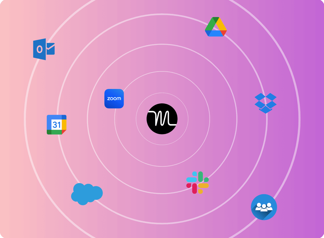 Motion logo in the centre of various tool icons