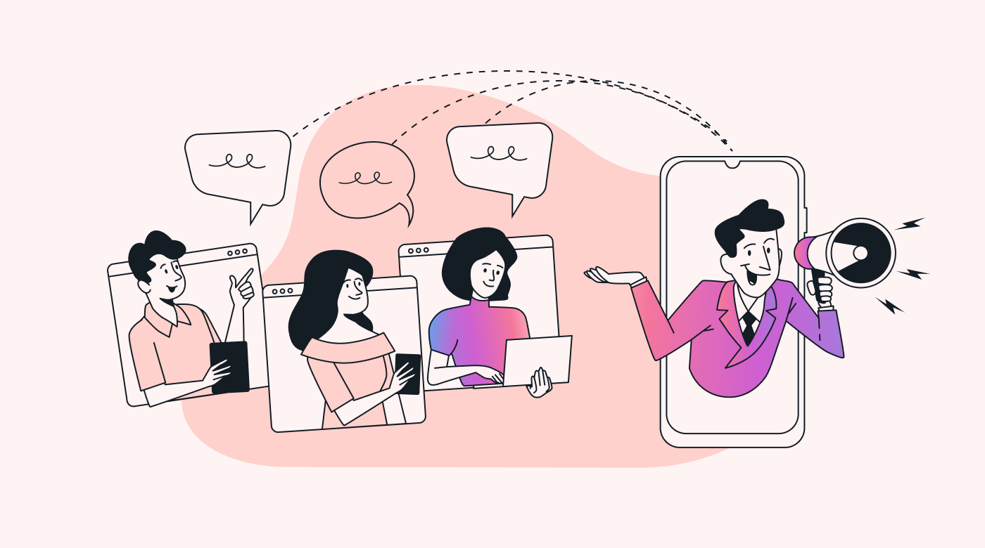 Team members communicating