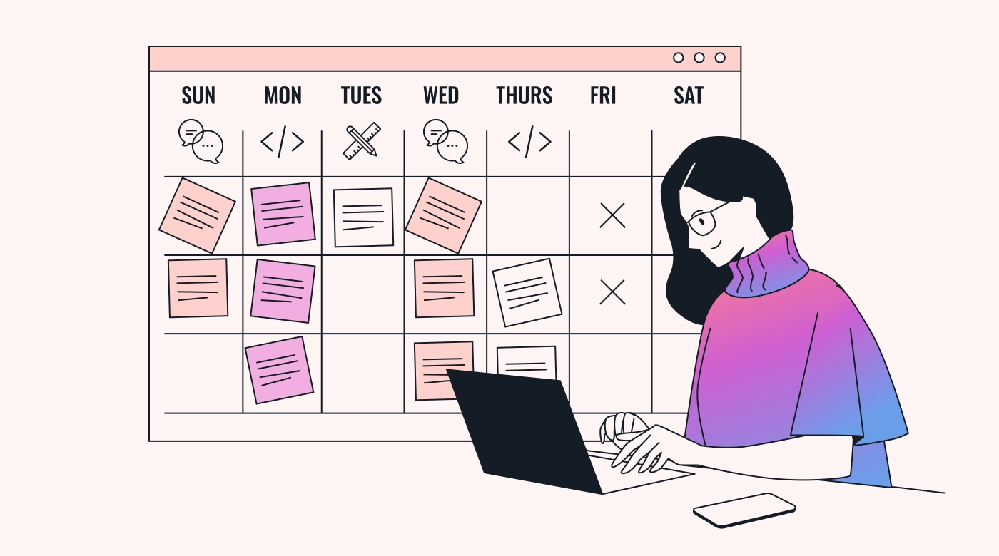 Workers create themes for weekdays
